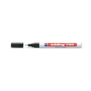 Edding 780 Paint Marker Extra Fine Bullet Tip 0.8mm Line White Pack of 10