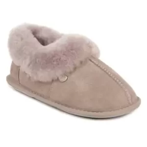 Just Sheepskin Classic Low Boot Slippers - Grey