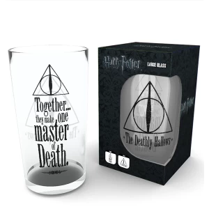Harry Potter Deathly Hallows Large Glass