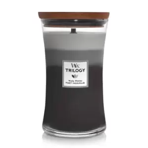 WoodWick Trilogy Candles Warm Woods Large Hourglass Candle 610g