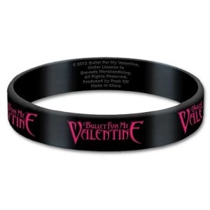 Bullet For My Valentine - Logo Gummy Wristband