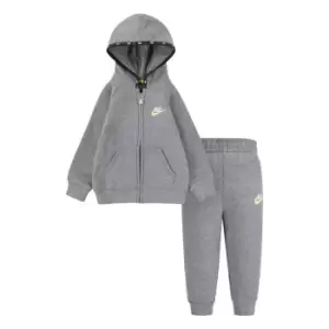 Nike Swoosh Fleece Tracksuit Set - Grey