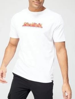 Penfield Penfield Peak Logo T-Shirt, White, Size XL, Men