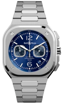 Bell & Ross Watch BR 05 Chrono Blue Steel Bracelet