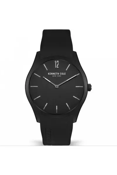 Kenneth Cole Stainless Steel Fashion Analogue Quartz Watch - Kcwgm2122601 Black
