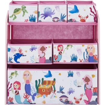 Mermaid 3 Tier Kids Storage Organizer - Multi