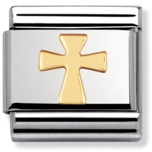 Nomination CLASSIC Gold Spirituality Cross Charm 030105/01