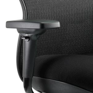 Adroit Stealth Shadow Ergo Posture Chair With Arms With Headrest
