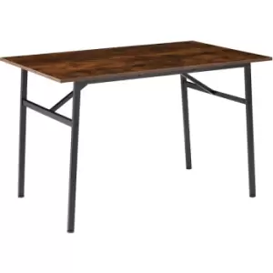 Dining table Swansea - kitchen table, dining set, wooden dining table - industrial dark - industrial dark