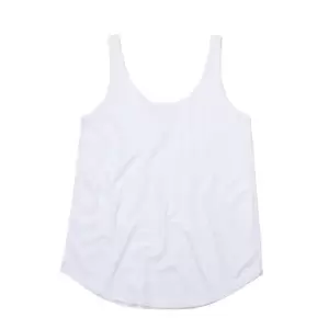 Mantis Womens/Ladies Loose Fit Sleeveless Vest Top (XL) (White)