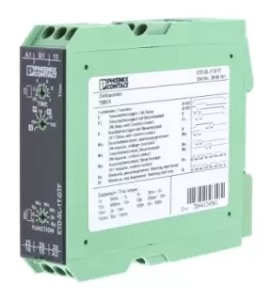 Phoenix Contact 2866161 Timer Relay, Multifunction, 0.05S-100H