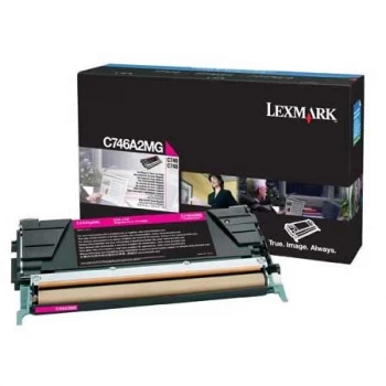 Lexmark C746A2MG Magenta Laser Toner Ink Cartridge