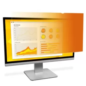 3M Gold Privacy Filter for 21.5" Monitor, 16:9, GF215W9B