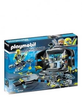 Playmobil 9250 Top Agents Dr. Drone's Command Base, One Colour