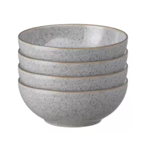 Denby Studio Grey Cereal Bowl, Set of 4, Granite