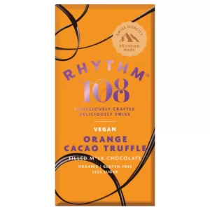 Rhythm 108 Chocolate Tablet Cacao Orange 100g (3 minimum)