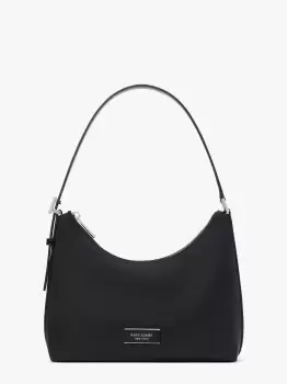 Kate Spade Sam Icon Nylon Small Shoulder Bag, Black, One Size