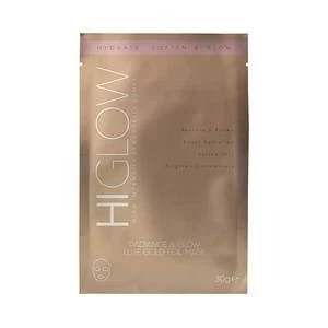 HIGlow High Intensity Radiance and Glow Luxe Gold Foil Mask30g