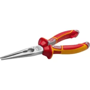 NWS VDE Electricians Long Nose Straight Pliers 205mm