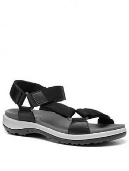 Hotter Escape Casual Walking Sandals - Black, Size 4, Women