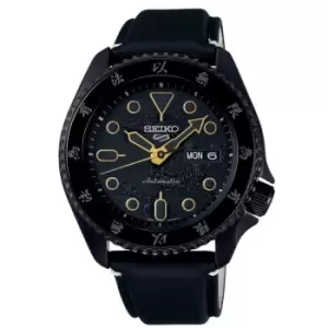 PRE-ORDER Seiko 5 Sports x Bruce Lee Limited Edition Automatic Black Dial Black Leather Strap SRPK39K1 (Releasing 1st Oct)