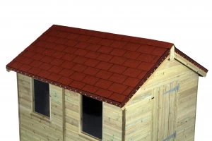 Wickes Red Roofing Shingles 2m2 Pack 14