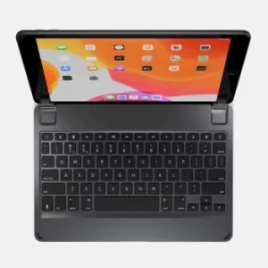 10.2 Inches QWERTY Engilsh Bluetooth Wireless Keyboard for iPad 7th Generation Aluminium Body Backlit Keys Space Grey