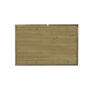 Forest Garden Pressure Treated Tongue & Groove Horizontal Fence Panel - 6 x 4ft Pack of 3