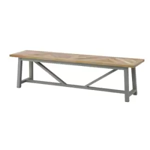 Hill Interiors Nordic Collection Dining Bench in Grey