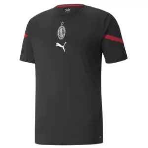 2021-2022 AC Milan Pre Match Jersey (Black)