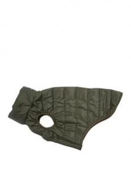 Barbour Baffle Quilted Dog Coat- Large - Small