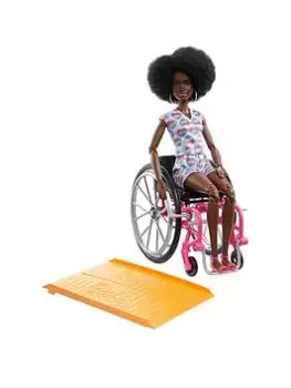 Barbie Fashionista Doll #194 With Wheelchair & Ramp