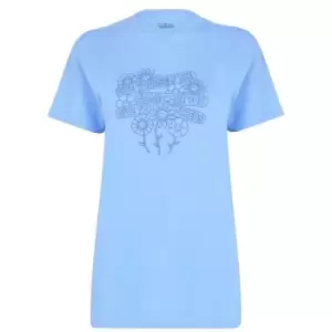 Daisy Street Tie Dye T Shirt - Blue