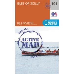 Isles of Scilly by Ordnance Survey (Sheet map, folded, 2015)