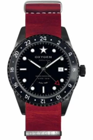 Mens Oxygen Diver GMT Watch EX-DT-ZEB-42-NL-RE