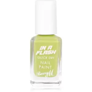 Barry M IN A FLASH Quick - Drying Nail Polish Shade Lightspeed Lime 10 ml