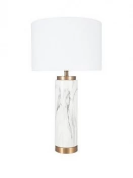 Pacific Lifestyle Tall Marble Ceramic Table Lamp
