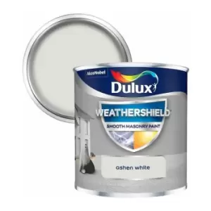 Dulux Weathershield All Weather Protection Ashen White Smooth Masonry Paint 250ml