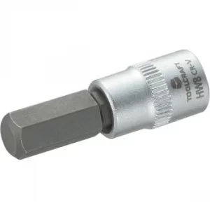 Toolcraft 1/4" Drive Socket With InnerHex Bit 8mm