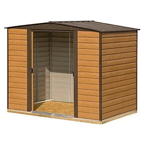 Rowlinson Woodvale Metal Apex Shed with Floor 10 x 6 ft