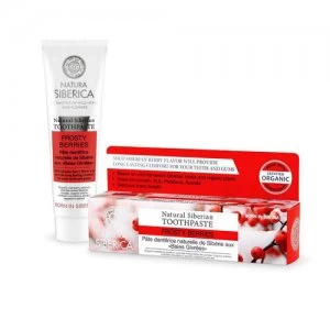 Natura Siberica Long lasting comfort for teeth and gums toothpaste «Frosty berries» 100g