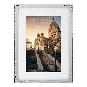 4" x 6" - Impressions Hammered Silver Plated Frame