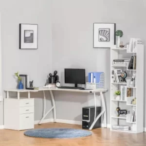 Grenville L-Shaped Corner Desk, white