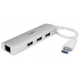 7 port Compact USB 3.0 Hub With Built in Cable
