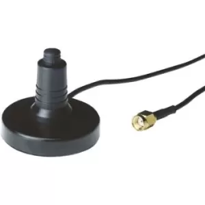 Digitus WiFi aerials Cable extension [1x RP-SMA plug - 1x RP-SMA socket] 1.50 m Black