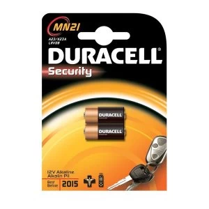 Duracell Security Battery Alkaline 1.2V for Camera Calculator or Pager Pack of 2 MN21