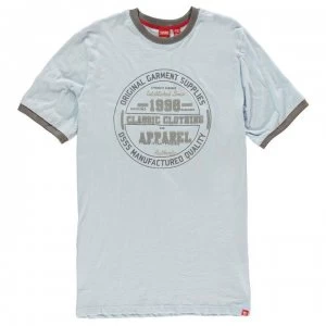 D555 Wilfred Classic T Shirt Mens - Sky