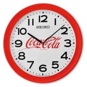 Seiko Coca-Cola Wall Clock - Red