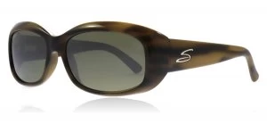 Serengeti Bianca Sunglasses Dark Stripe Tortoise 7366 Polariserade 57mm