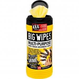 Big Wipes Antibacterial Multi Purpose Hand Cleaning Wipes Pack of 80